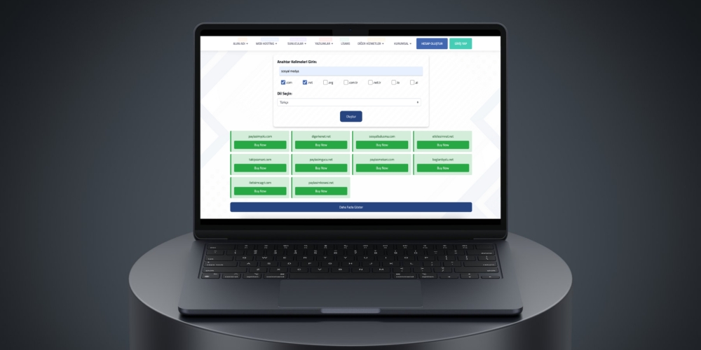 NetAI - Domain Öneri Aracı